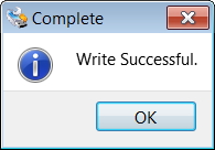 Win32DiskImagerSuccess